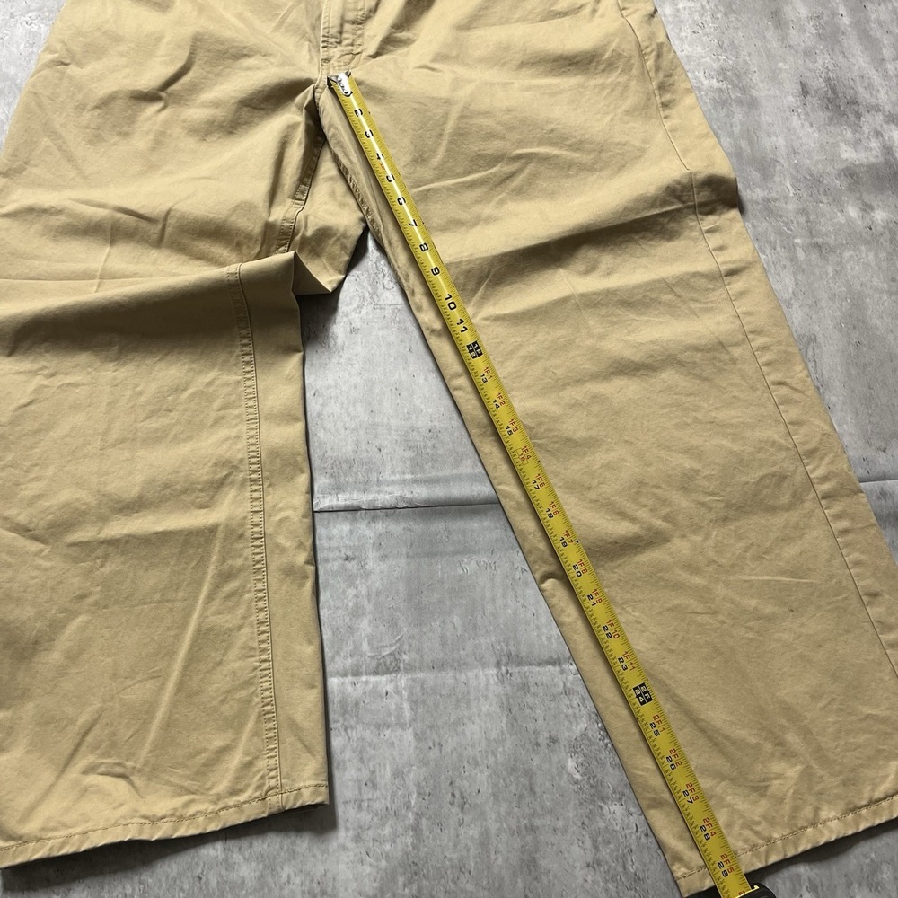 L.L.Bean Straight Fit Jeans Classic Casual Pants Beige Size 40x29 - Picture 3 of 10